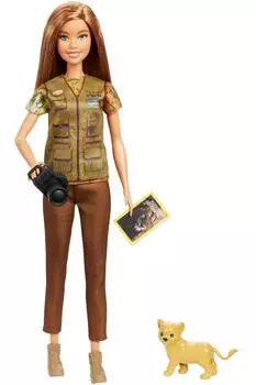 Barbie Nat Geo "Кукла - Фотограф дикой природы GDM44/GDM46"