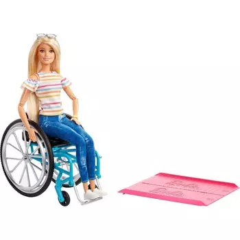 Barbie Особенная кукла в инвалидной коляске