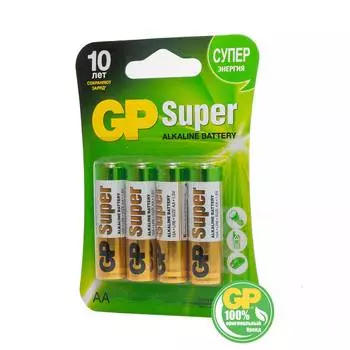 Батарейка GP Batteries Super Alkaline 15A-2CR4, AA (LR6)