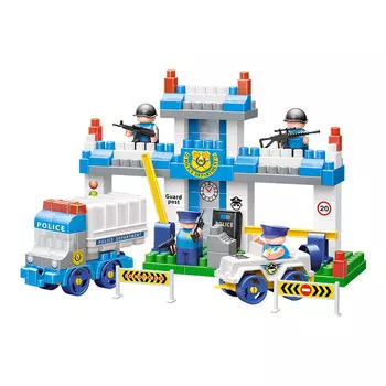 Bauer Конструктор Полиция "Полицейский участок" 631