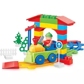 Bauer Конструктор "Железная дорога 4" 704