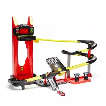 Bburago Игровой набор Скоростной трек с лифтом