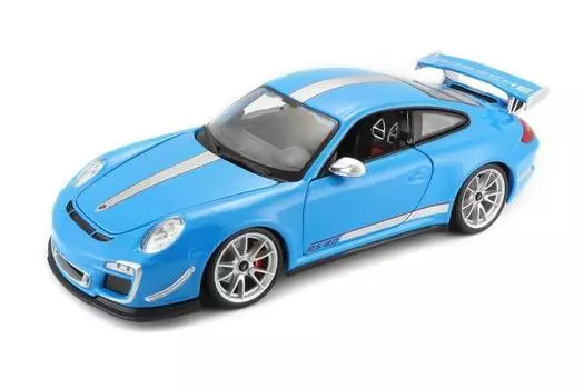 Bburago Коллекционная машинка 1:18 "Porsche 911 GT3 RS 4.0", голубой