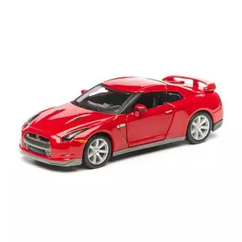 Bburago Коллекционная машинка 1:32 PLUS "NISSAN GT-R", красный