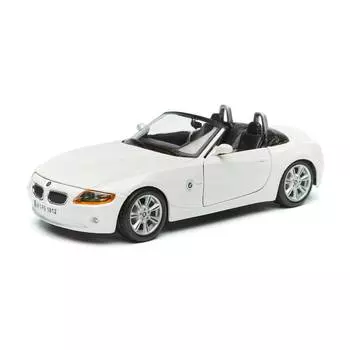 Bburago Машинка металлическая BMW Z4, 1:24, белый