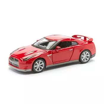 Bburago Машинка металлическая Nissan GT-R (R35) Street fire 2009, 1:32, красная