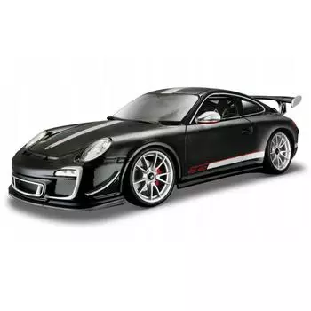 Bburago Машинка металлическая Porsche 911 GT3 RS 4.0, 1:18, черная
