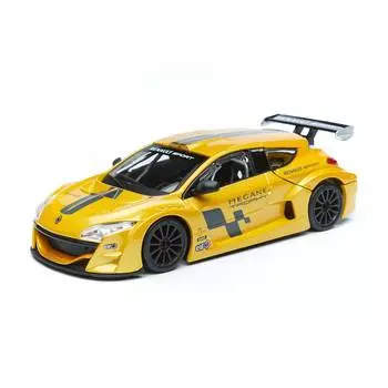 Bburago Коллекционная Машинка 1:24 Renault Megane Trophy, 18-22115, желтый ралли