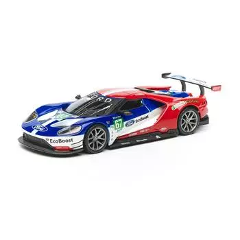 Bburago Машинка металлическая ралли 2017 Ford GT №67 Le Mans, 1:32