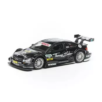 Bburago Машинка металлическая ралли Mercedes AMG C-Coupe №11 Gary Paffett, 1:32