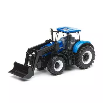 Bburago Модель трактора Holland with front loader T7.315, 1:32