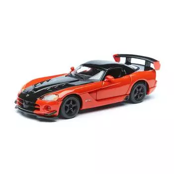 Bburago "Коллекционная машина BB 18-22114 1:24 DODGE VIPER SRT 10 ACR ORANGE BLACK, Оранжевый-черный"