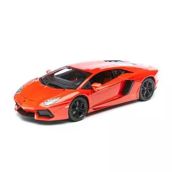Bburago "Коллекционная машина BB 18-11033 1:18 PLUS LAMBORGHINI AVENTADOR LP700-4 MET ORANGE, Оранжевый"