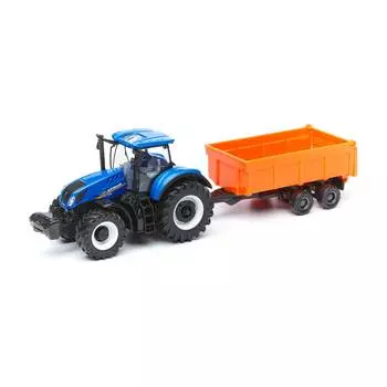 Bburago "Коллекционный трактор с прицепом BB 18-31650 1:32 FARM TRACTOR W/TRAILER"