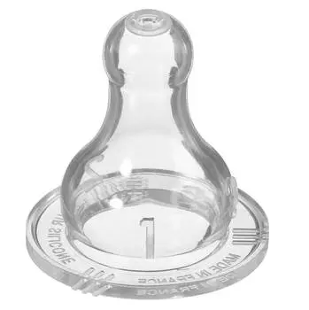 Bebe Confort Комплект из двух силиконовых сосок, 0-6 месяцев