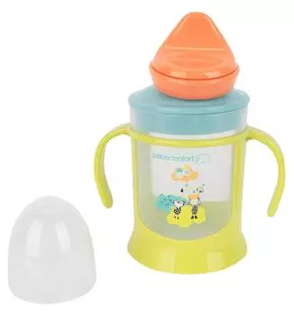 Bebe Confort Поильник-чашка универсальная "Under the Rainbow", зеленый мультиколор