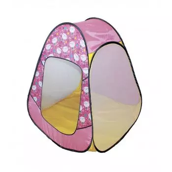 BELON FAMILIA Палатка конусная, принт коты, розовая ПИ-004-КМ-ТФ-КР