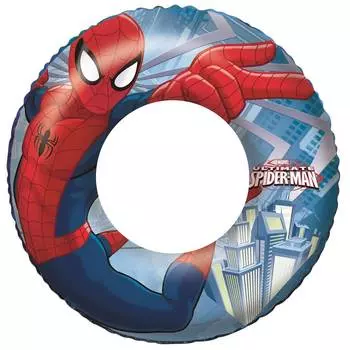 Bestway Надувной круг для плавания Spider-Man, 3-6 лет, 56 см.