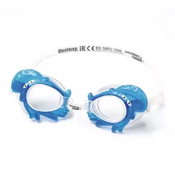 Bestway Очки для плавания "Морские животные", от 3 лет, синие