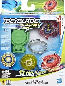 Bey Blade "БейБлэйд Слингшок Z Achilles A4" - волчок с пусковым устройством