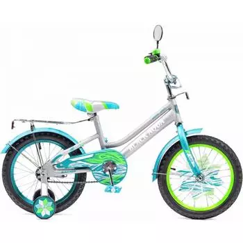 Black Aqua Велосипед двухколёсный "Lady 12 1s", серо-бирюзовый KG1215