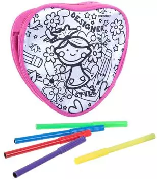 Bondibon "Сердечко" - сумка для раскрашивания