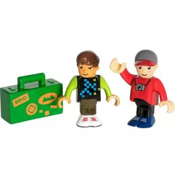 Brio Набор из 2-х фигурок пассажиров и чемодана