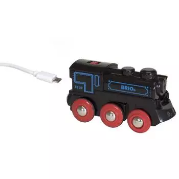 Brio Подзаряжаемый паровоз с mini USB кабелем