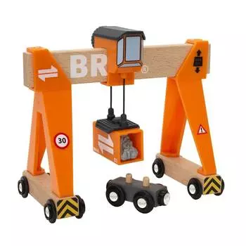 Brio Портовый кран с кабиной и вагончиком с грузом