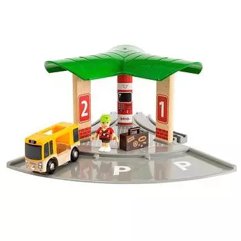 Brio Станция 2-в-1 Авто и Железнодорожный вокзал