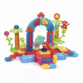 Bristle Blocks Конструктор игольчатый "Путешествие в джунглях", 58 деталей