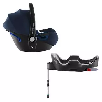 Britax Roemer Автокресло Baby-Safe 2 i-Size + база FLEX Moonlight Blue, синий