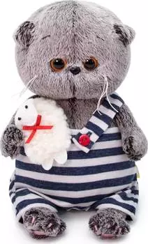 Budi Basa мягкая игрушка Басик BABY с овечкой, 20 см.