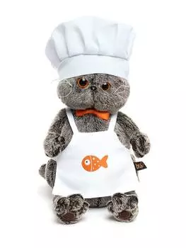 Budi Basa мягкая игрушка Басик шеф-повар, 25 см.