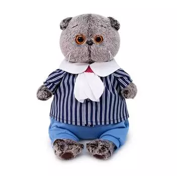 Budi Basa Мягкая игрушка Басик в морском костюме, 25 см