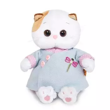 Budi Basa Мягкая игрушка Кошечка Ли-ли Baby в голубой курточке в китайском стиле, 20 см