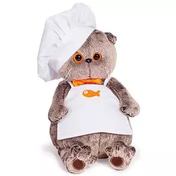 Budi Basa Мягкая игрушка Кот Басик шеф-повар, 30 см