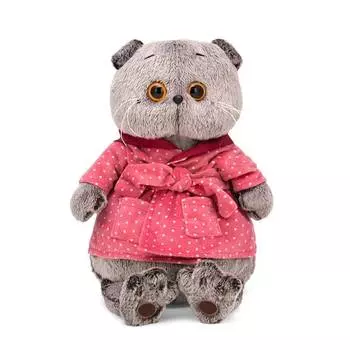 Budi Basa Мягкая игрушка Кот Басик в халате, 25 см