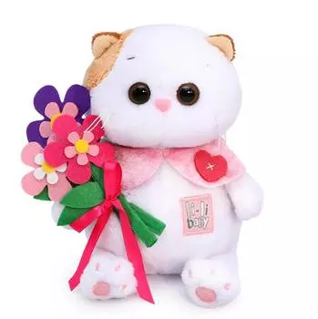 Budi Basa Мягкая игрушка Ли-Ли Baby с цветами из фетра, 20 см