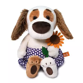 Budi Basa Мягкая игрушка Собака Барти Baby с подсолнухом, 20 см