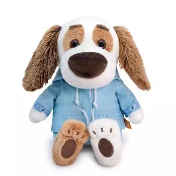 Budi Basa Мягкая игрушка Собака Бартоломей Baby в курточке с капюшоном, 20 см