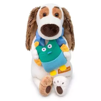 Budi Basa Мягкая игрушка Собака Бартоломей с совой, 27 см