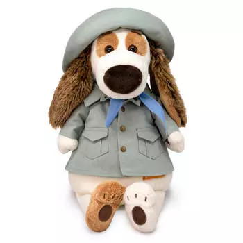 Budi Basa Мягкая игрушка Собака Бартоломей в костюме Сафари, 27 см