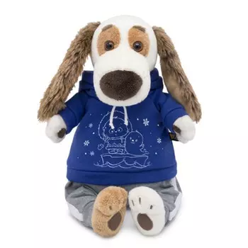 Budi Basa Мягкая игрушка Собака Бартоломей в спортивном костюме, 33 см