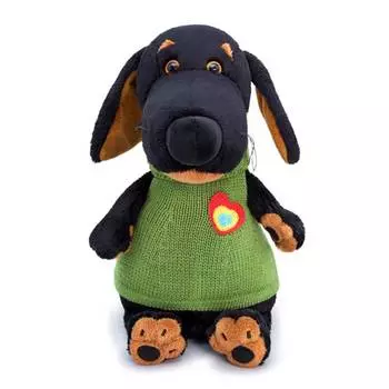 Budi Basa Мягкая игрушка Собака Ваксон в жилете с сердечком, 29 см