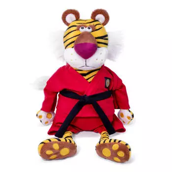 Budi Basa Мягкая игрушка Тигр Эд – борец, 32 см