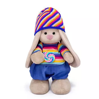 Budi Basa Мягкая игрушка Зайка Ми Полосатый вихрь, 32 см