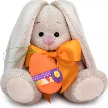 Budi Basa "Зайка Ми с оранжевым бантиком" мягкая игрушка, 15 см