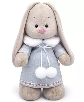 Budi Basa Мягкая игрушка Зайка Ми в трикотажном платье StM-301, 32 см