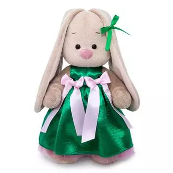 Budi Basa Мягкая игрушка Зайка Ми в нарядном платье, 25 см